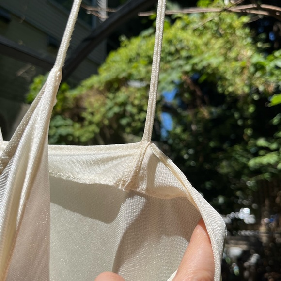 Staring at stars Vneck sheer slip maxi dress with hand made under slip - Picture 6 of 8